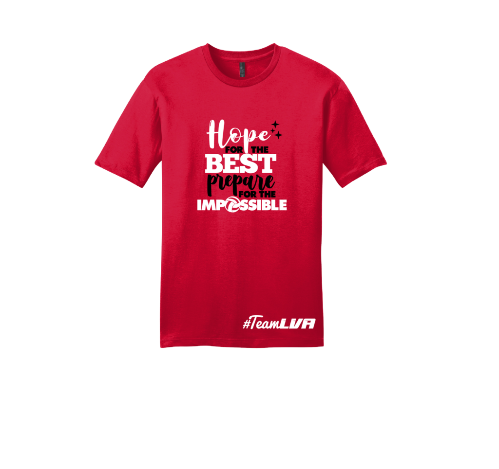 Red T-Shirt HopeForTheBest - Edited
